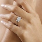 Luxuriant 9K White Gold SGL Certified (VS. EF) Lab Grown Diamond Cluster Ring 1.00 Ct