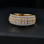 Luxuriant Diamond Lab Grown Diamond Ring in 18K Vermeil Yellow Gold Plated Sterling Silver 1.02 Ct.