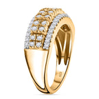 Luxuriant Diamond Lab Grown Diamond Ring in 18K Vermeil Yellow Gold Plated Sterling Silver 1.02 Ct.