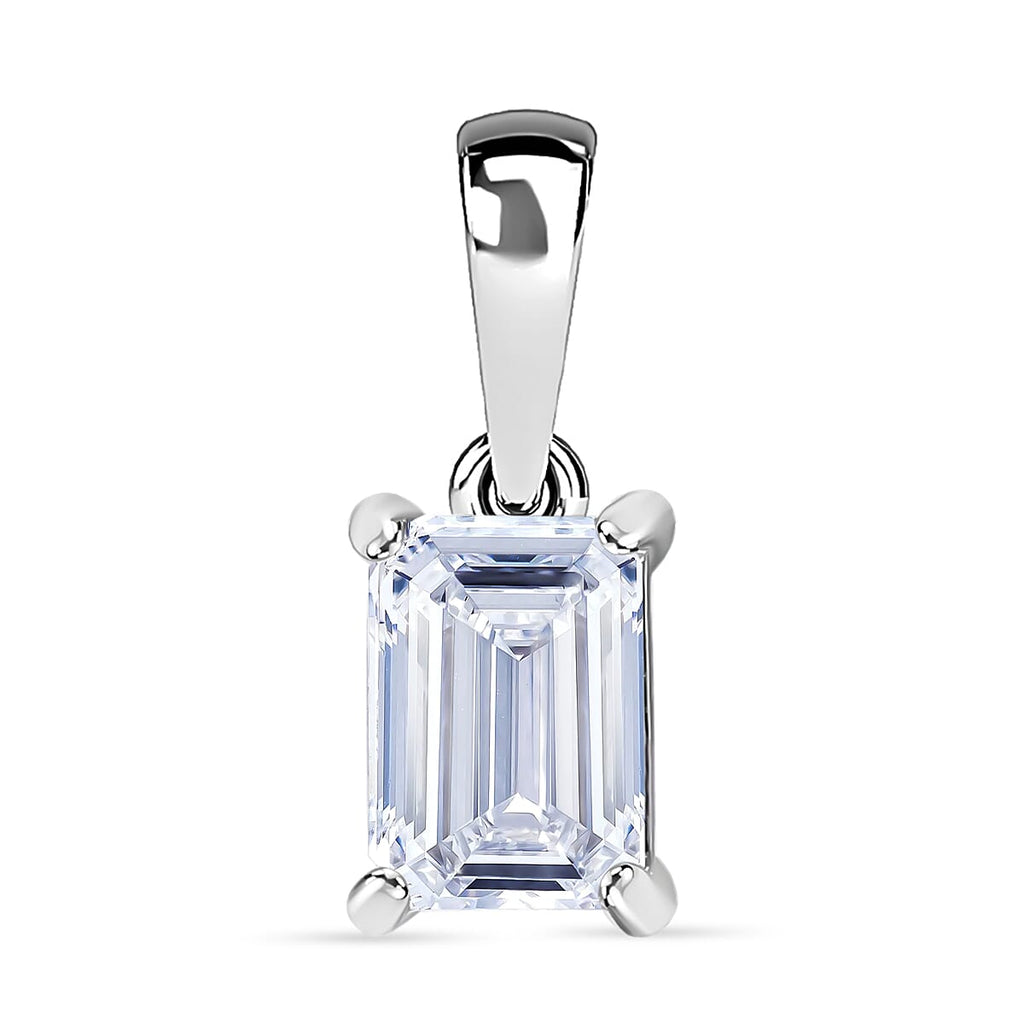 Luxuriant Diamond - 14K W Gold IGI Certified Lab Grown Diamond (VS1-E) Pendant 1.03 Ct