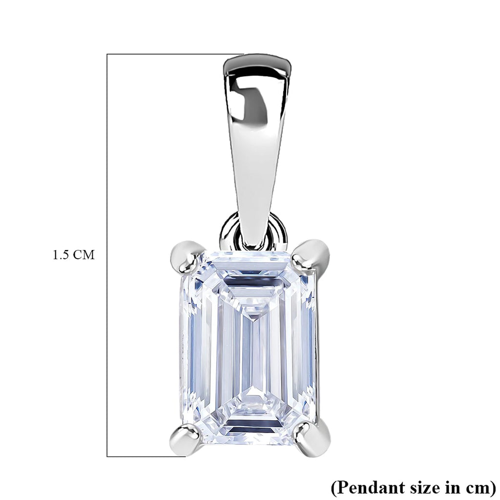 Luxuriant Diamond - 14K W Gold IGI Certified Lab Grown Diamond (VS1-E) Pendant 1.03 Ct