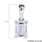 Luxuriant Diamond - 14K W Gold IGI Certified Lab Grown Diamond (VS1-E) Pendant 1.03 Ct