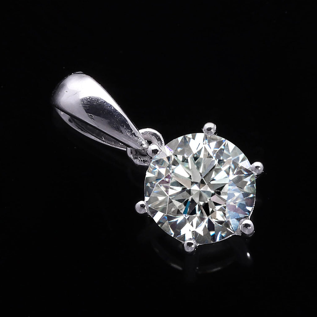 Luxuriant 950 Platinum SGL Certified (VS-EF) Lab Grown Diamond Solitaire Pendant 1.00 Ct.