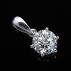 Luxuriant 950 Platinum SGL Certified (VS-EF) Lab Grown Diamond Solitaire Pendant 1.00 Ct.