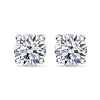 Luxuriant - 22K Yellow Gold Certified (VS-E-F) Lab Grown Diamond Stud Earrings with Screw Back 1.04 Ct.
