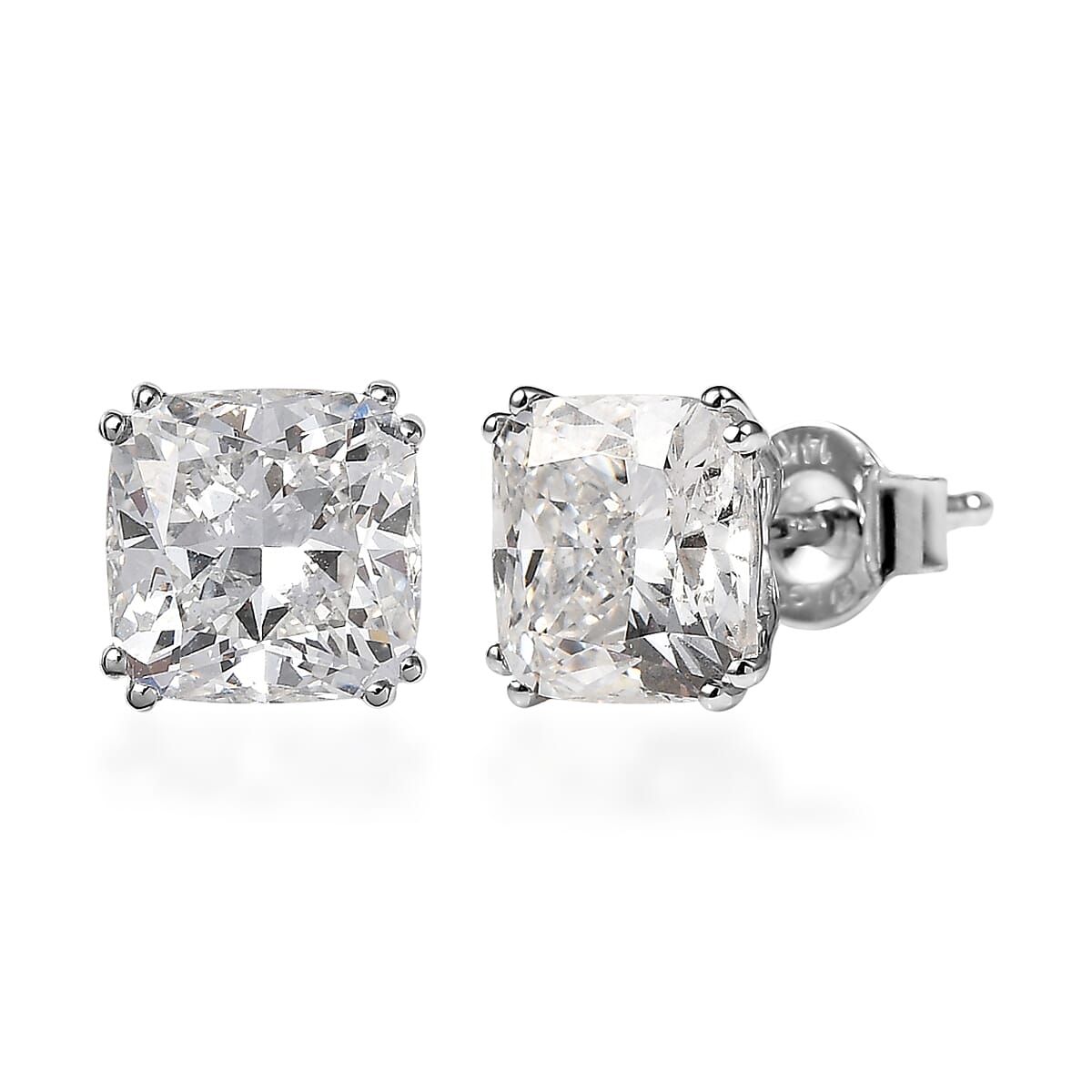 LUXURIANT 4.2 Ct. Lab Grown Diamond Stud Earrings in 14K White Gold EGL Certified, VVS-VS 8181278 0