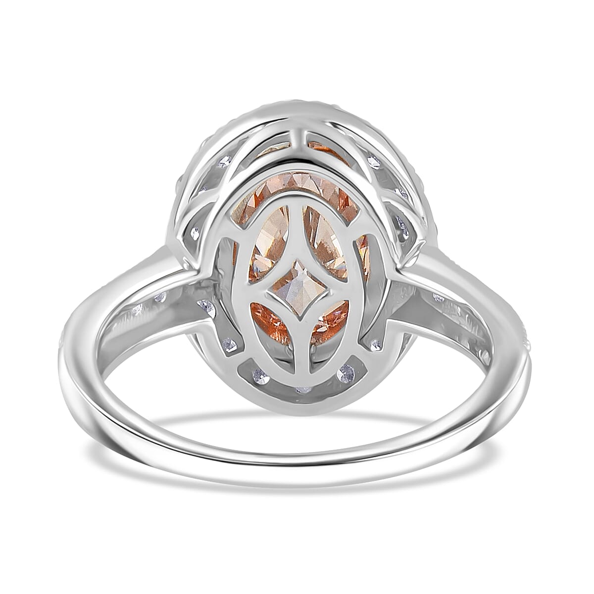 Luxuriant Diamond - 14K White &amp; Rose Gold (VS-SI) Pink Diamond &amp; (SI-I1-GH) Lab Grown Diamond Ring 2.77 Ct. 7998734 3