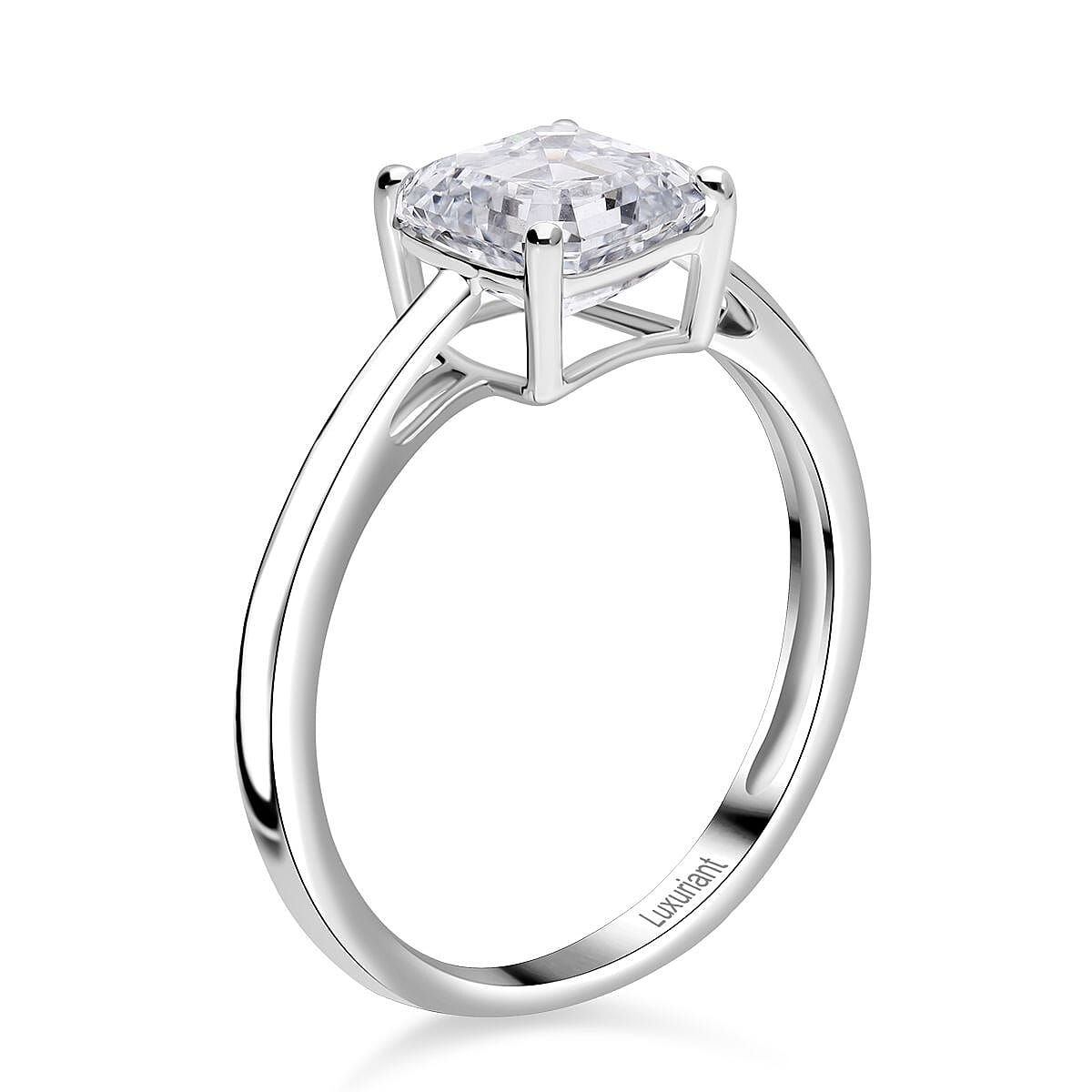 LUXURIANT 950 Platinum SGL Certified (VS/G-H) Lab Grown Diamond Ring 2.04 Ct. 7974718 2