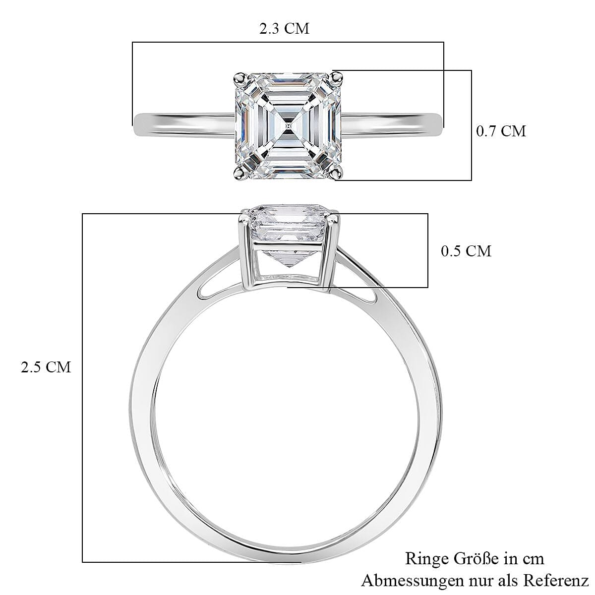 LUXURIANT 950 Platinum SGL Certified (VS/G-H) Lab Grown Diamond Ring 2.04 Ct. 7974718 4
