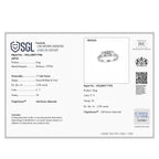 Luxuriant - 950 Platinum SGL Certified Lab Grown Diamond (VS-EF) Ring 2.09 Ct, Platinum Wt. 5.90 Gms.