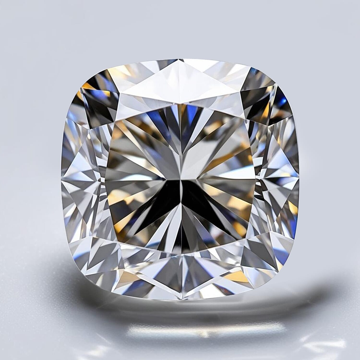 LUXURIANT 2 Ct. Cushion Lab Grown Diamond, IGI Certified 8.30 x 6.79mm 8020246 4