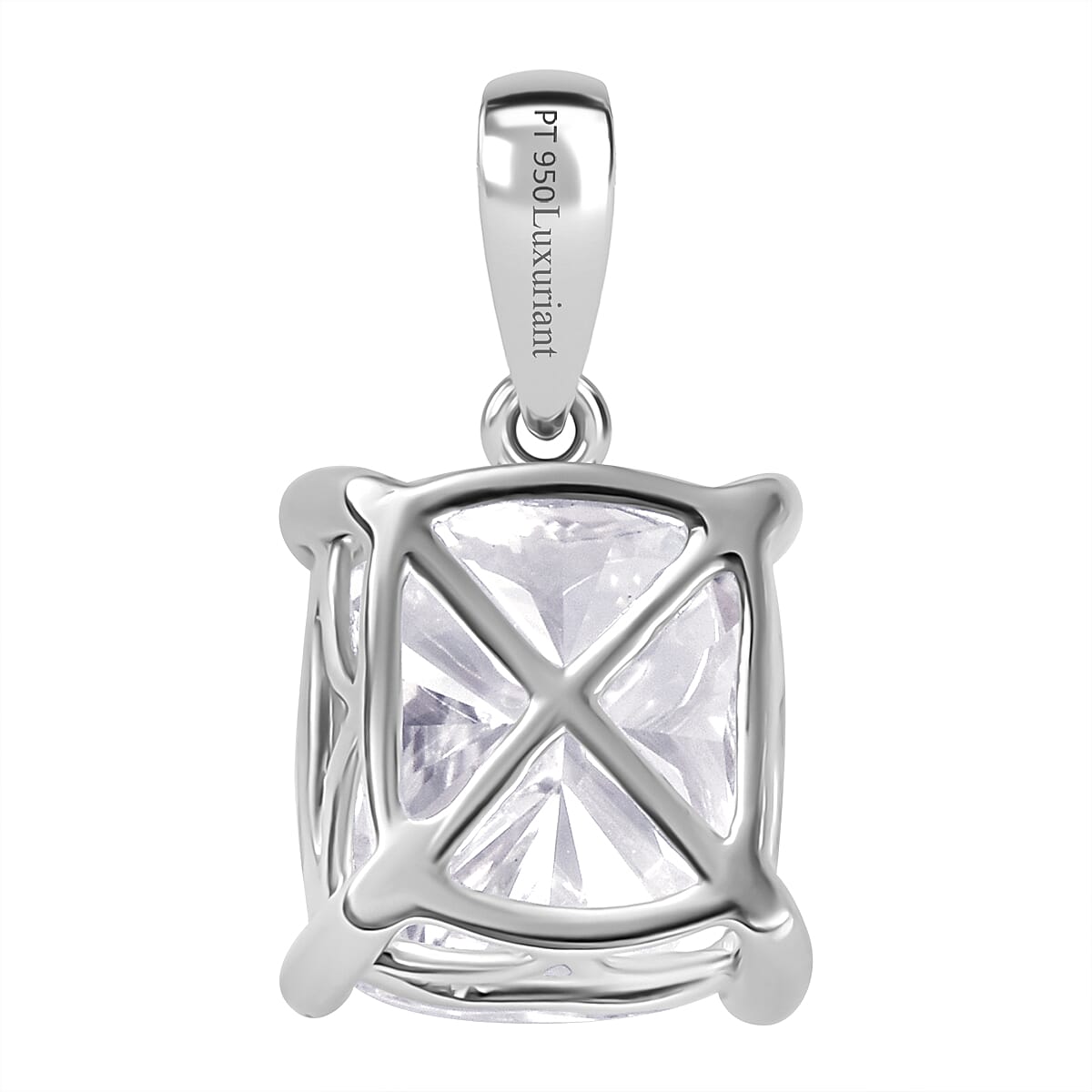 LUXURIANT 3 Ct. Lab Grown Diamond  Pendant in 950 Platinum, SGL Certified 7975360 4