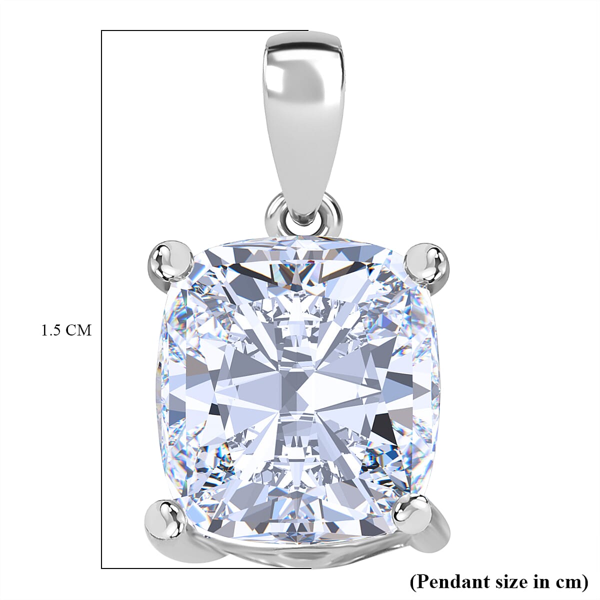 LUXURIANT 3 Ct. Lab Grown Diamond  Pendant in 950 Platinum, SGL Certified 7975360 5