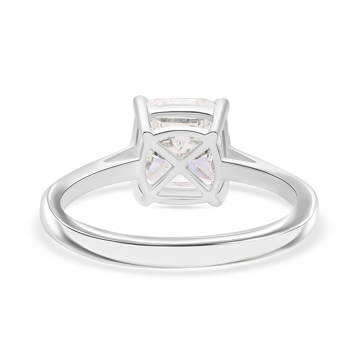 LUXURIANT 18K White Gold IGI CERTIFIED Lab Grown Diamond (VS/G) Ring 3.05 Ct, Gold Wt. 3.67 Gms. 8016329 3