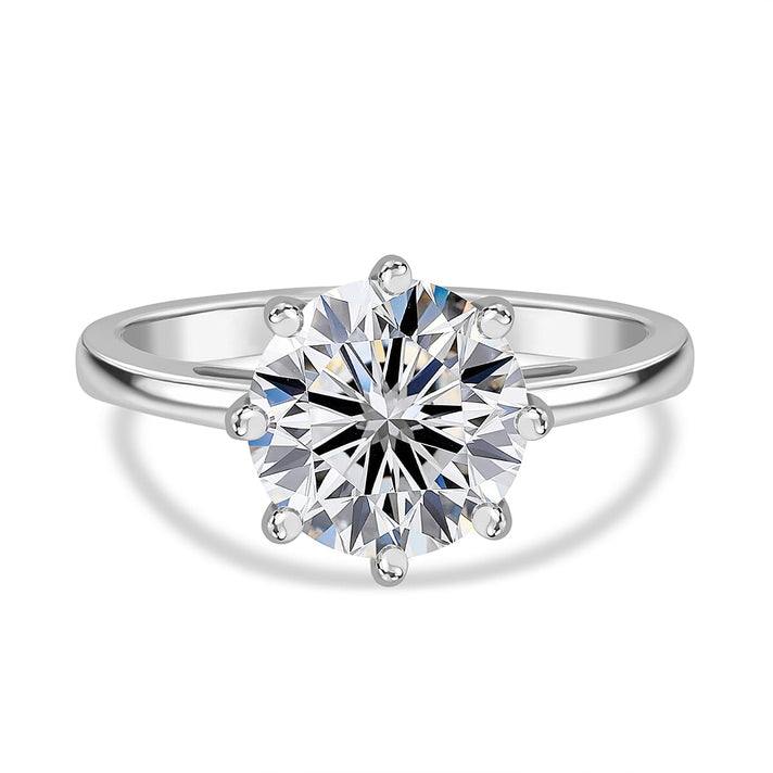 LUXURIANT IGI Certified 950 Platinum Lab Grown Octillion Cut Diamond (EF/VS) Ring 3.03 Ct. 8020643 1