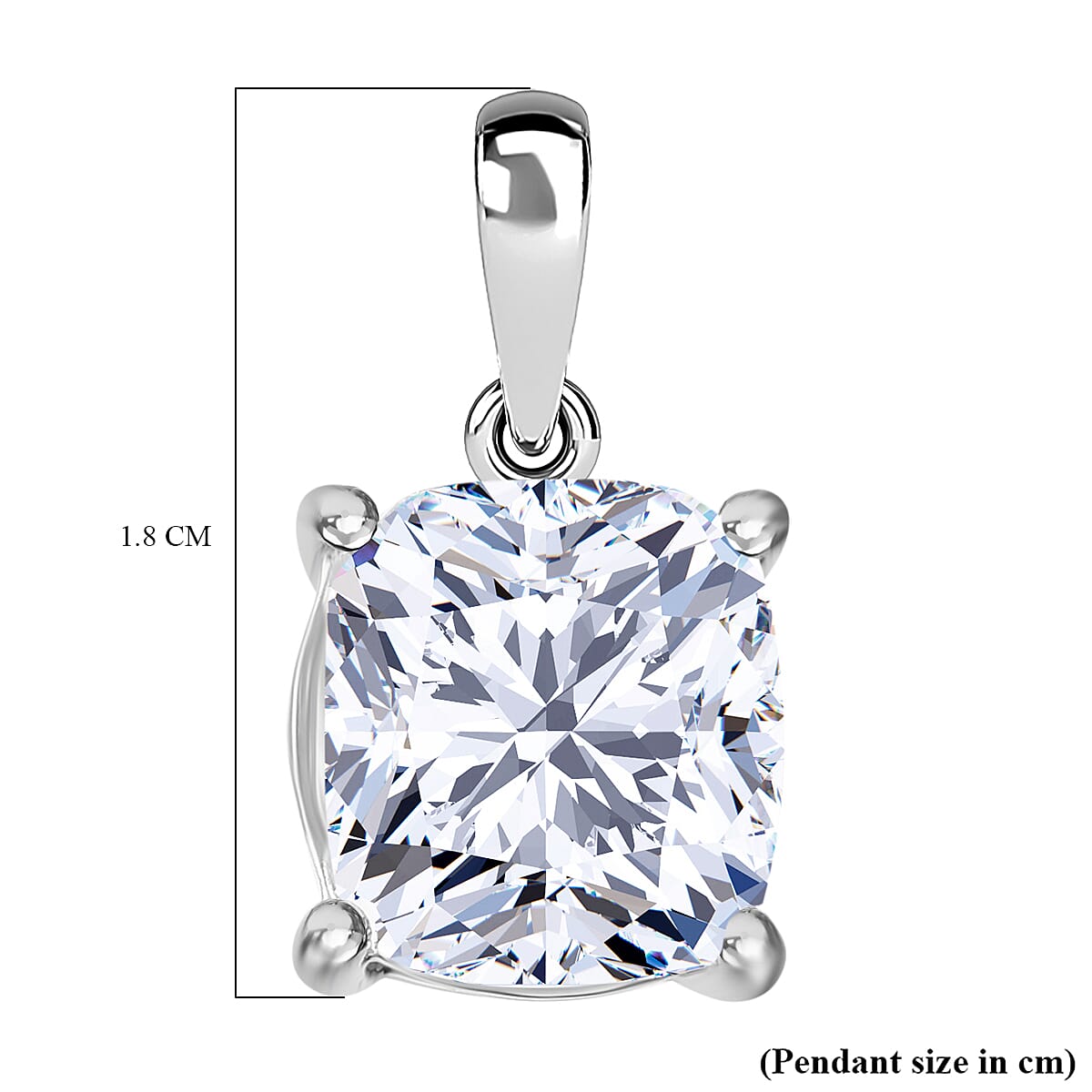 LUXURIANT 5 Ct. Lab Grown Diamond  Pendant in 950 Platinum, SGL Certified 7975359 6