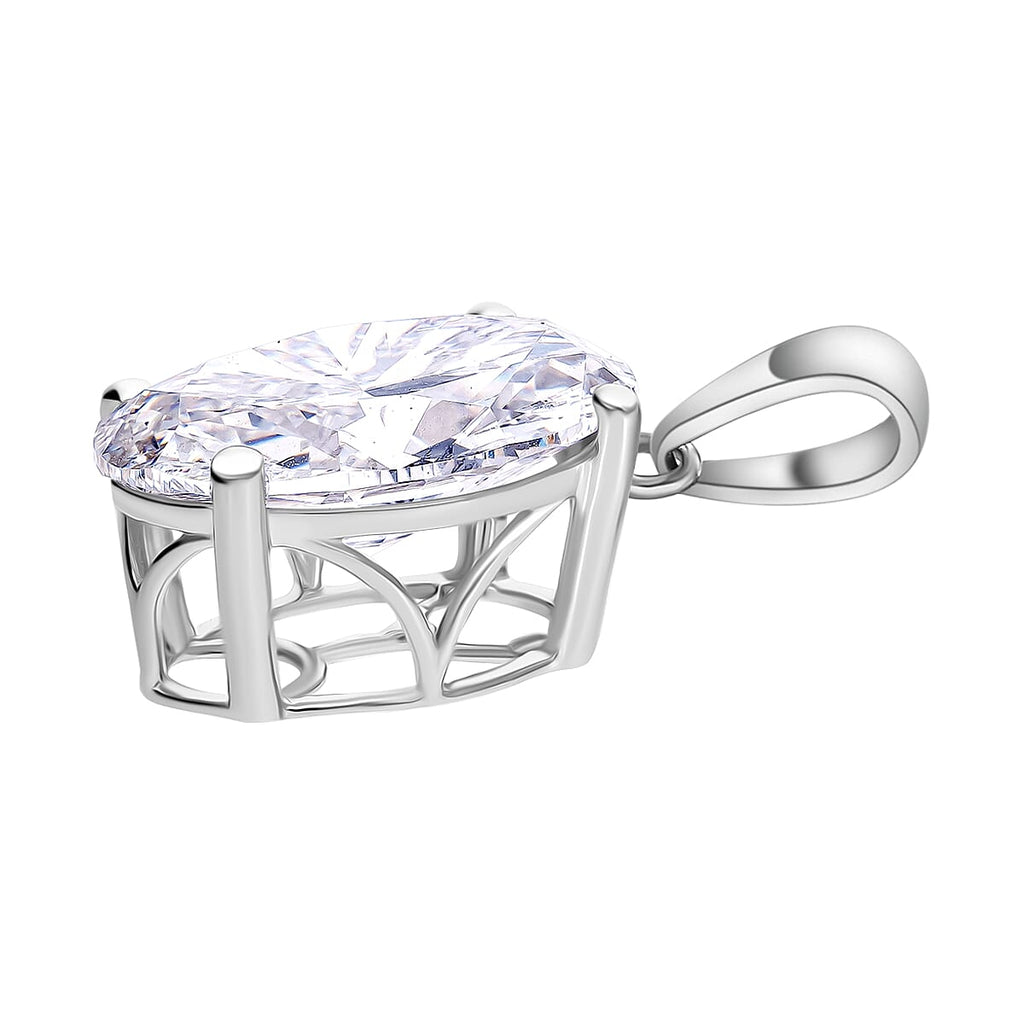Luxuriant Diamond- 950 Platinum Lab Grown Diamond Certified VS-G Pendant 5.01 Ct