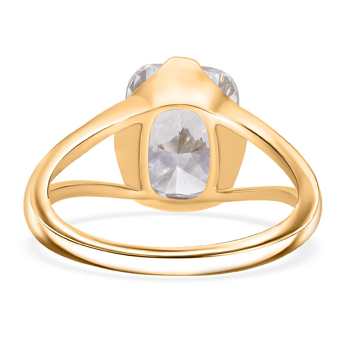 LUXURIANT 5 Ct. Lab Grown Diamond Solitaire Ring in 18K Yellow Gold, IGI Certified 8027220 3
