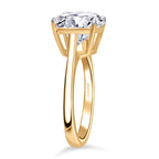 Luxuriant Diamond - 18K Yellow Gold IGI Certified Round Cut (VS2-G) Lab Grown Diamond Ring 5.00 Ct.