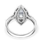 Luxuriant Diamond 950 Platinum IGI Certified Lab Grown Diamond Ring 1.58 Ct, Platinum Wt. 6.21 Gms.