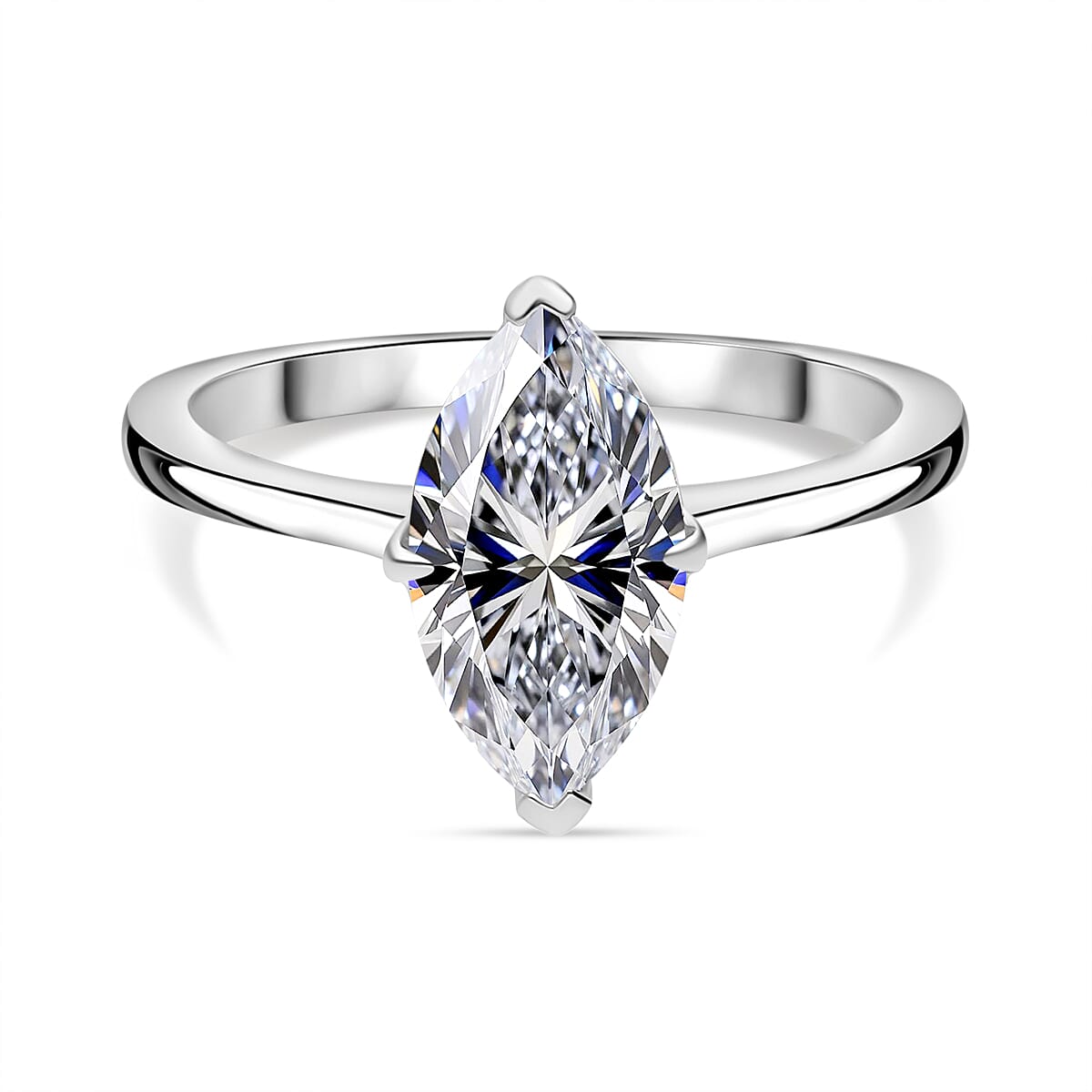 Luxuriant Diamond 950 Platinum IGI Certified Lab Grown Diamond Ring 2.03 Ct, Platinum Wt. 4.80 Gms. 8043275 0