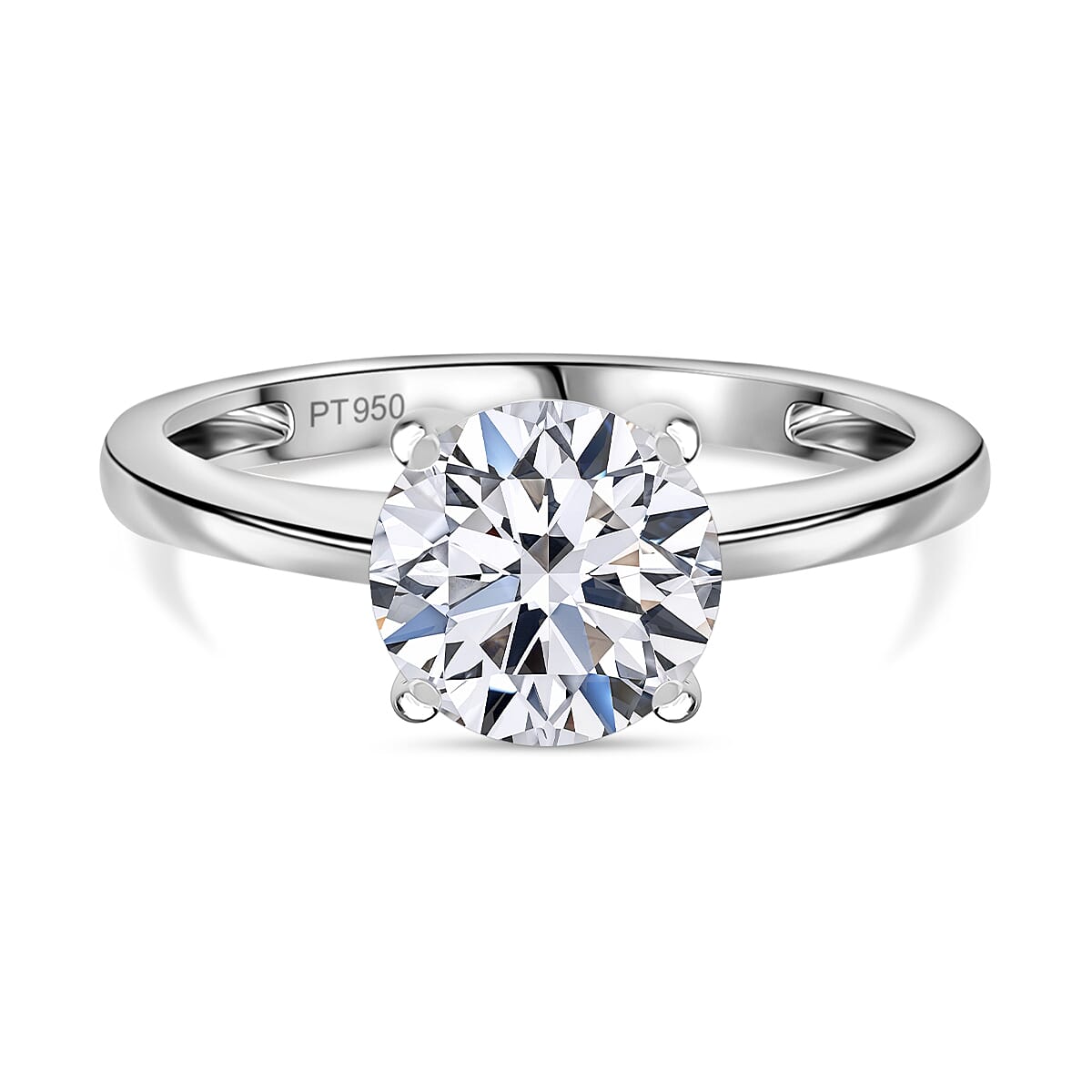 LUXURIANT 1.5 Ct. Lab Grown Diamond Soliraire Ring in 950 Platinum, IGI Certified 8046993 0