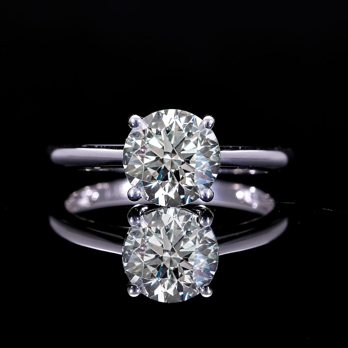 LUXURIANT 1.5 Ct. Lab Grown Diamond Soliraire Ring in 950 Platinum, IGI Certified 8046993 2