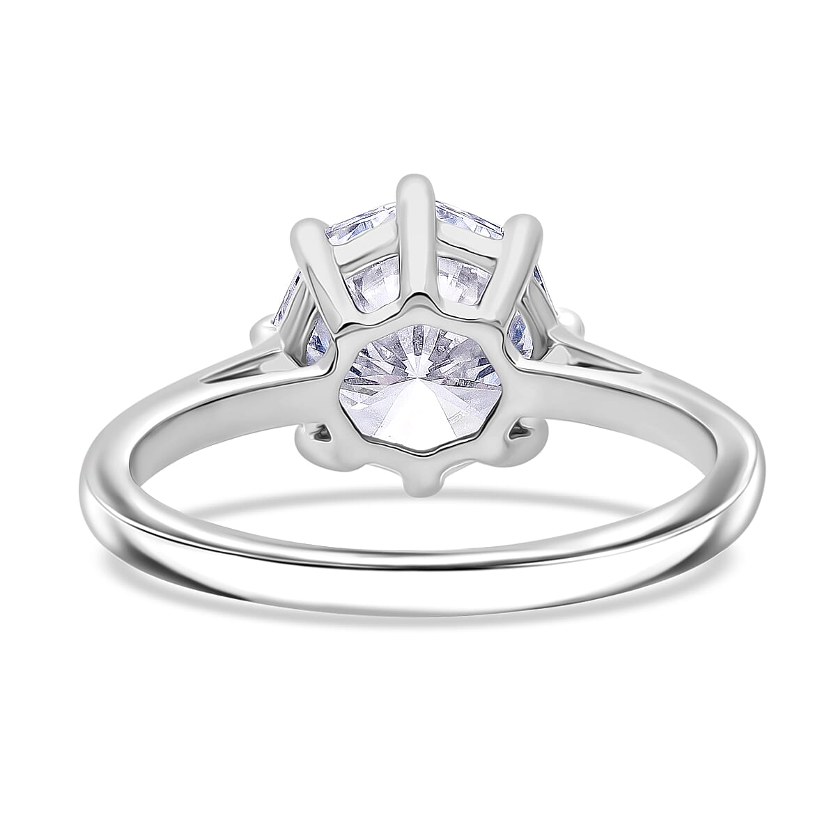 LUXURIANT 950 Platinum IGI Certified (VS1-F) Lab Grown Diamond Ring 3 Ct. 8017726 2