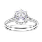 Luxuriant Diamond - 950 Platinum IGI Certified (VS1-F) Lab Grown Diamond Ring 3.00 Ct.