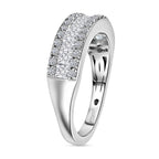 Luxuriant Diamond 950 Platinum SGL Certified Lab Grown Diamond (VS-GH) Band Ring 1.00 Ct, Platinum Wt. 5.45 Gms.