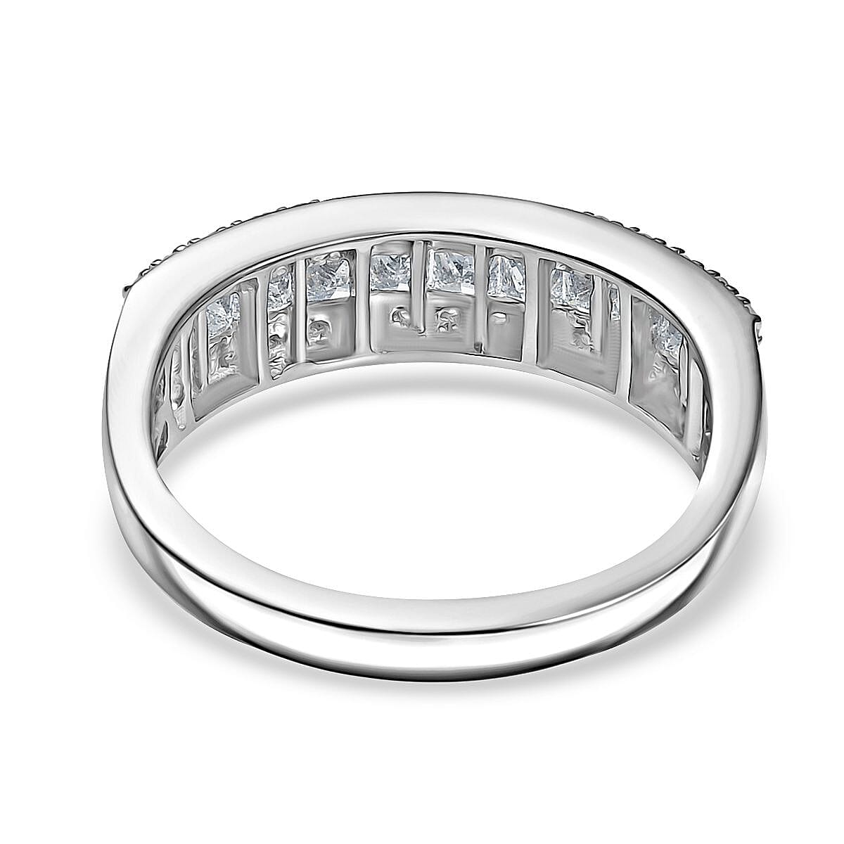 LUXURIANT 1 Ct. Lab Grown Diamond Band Ring in 950 Platinum SGL Certified (VS-GH) 8158632 5