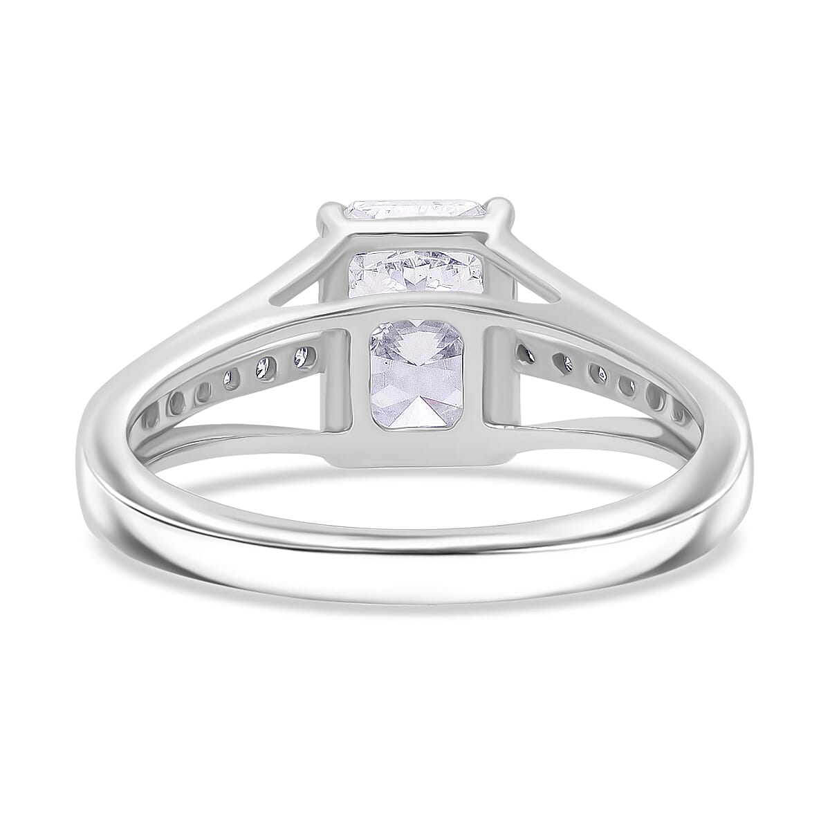 LUXURIANT 2 Ct. Lab Grown Diamond Solitaire Ring in 950 Platinum (VS-EF) 8133706 3