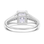 Luxuriant 950 Platinum (VS-EF) Lab Grown Diamond Ring 2.12 Ct, Platinum 4.62 Gms.