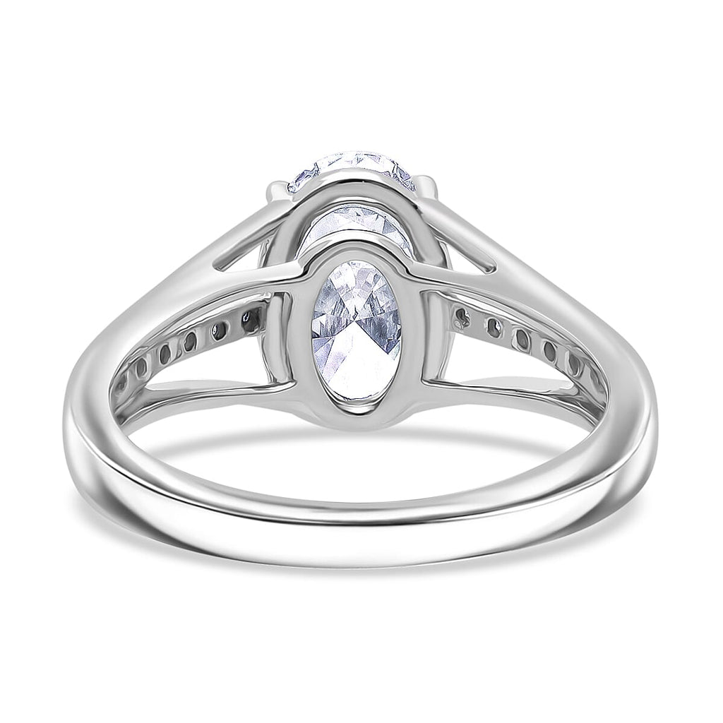 Luxuriant Diamond 950 Platinum IGI Certified Brilliant Cut Lab Grown Diamond (VS2-F) Ring 2.15 Ct, Platinum Wt. 5.30 Gms.