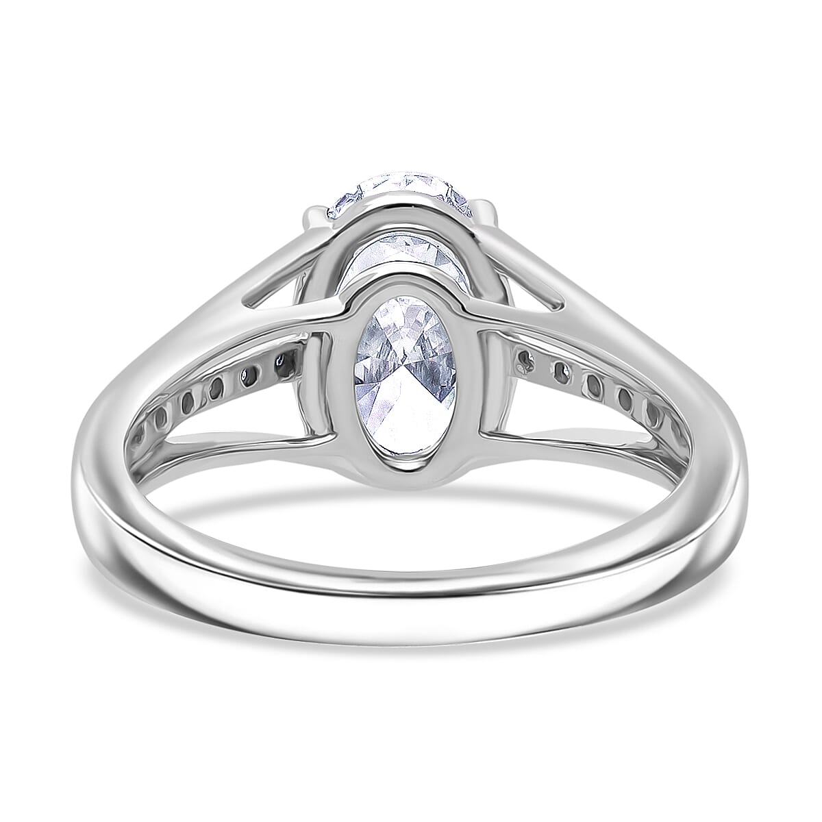LUXURIANT 2.18 Ct Brilliant Cut Lab Grown Diamond (VS2-F) Ring in 950 Platinum IGI Certified 8152531 3