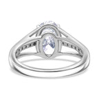 Luxuriant Diamond 950 Platinum IGI Certified Brilliant Cut Lab Grown Diamond (VS2-F) Ring 2.15 Ct, Platinum Wt. 5.30 Gms.