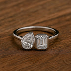 Luxuriant Diamond 950 Platinum VS-EF Lab Grown Diamond VS-EF Ring, Platinum Wt.5 Gms  2.040  Ct.