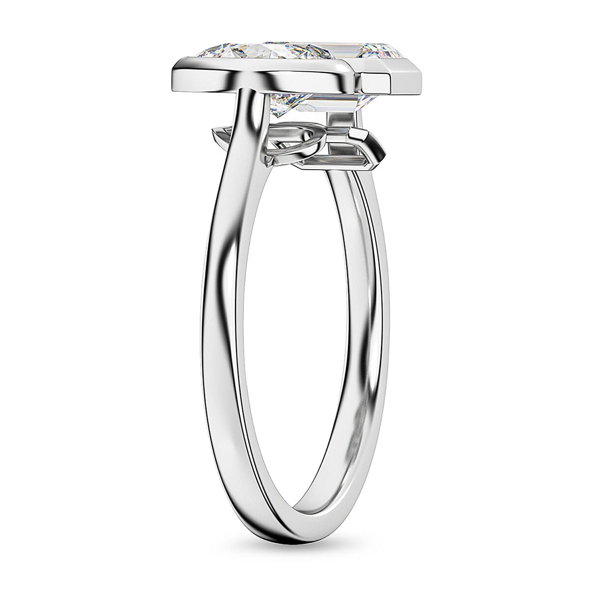 LUXURIANT 2.04 Ct. TOI ET MOI Lab Grown Diamond Ring in 950 Platinum IGI Certified (VS-EF) 8190423 3