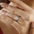 Luxuriant Diamond - 950 Platinum Lab Grown Diamond VS2-D IGI Certified Solitaire Ring 2.08 Ct