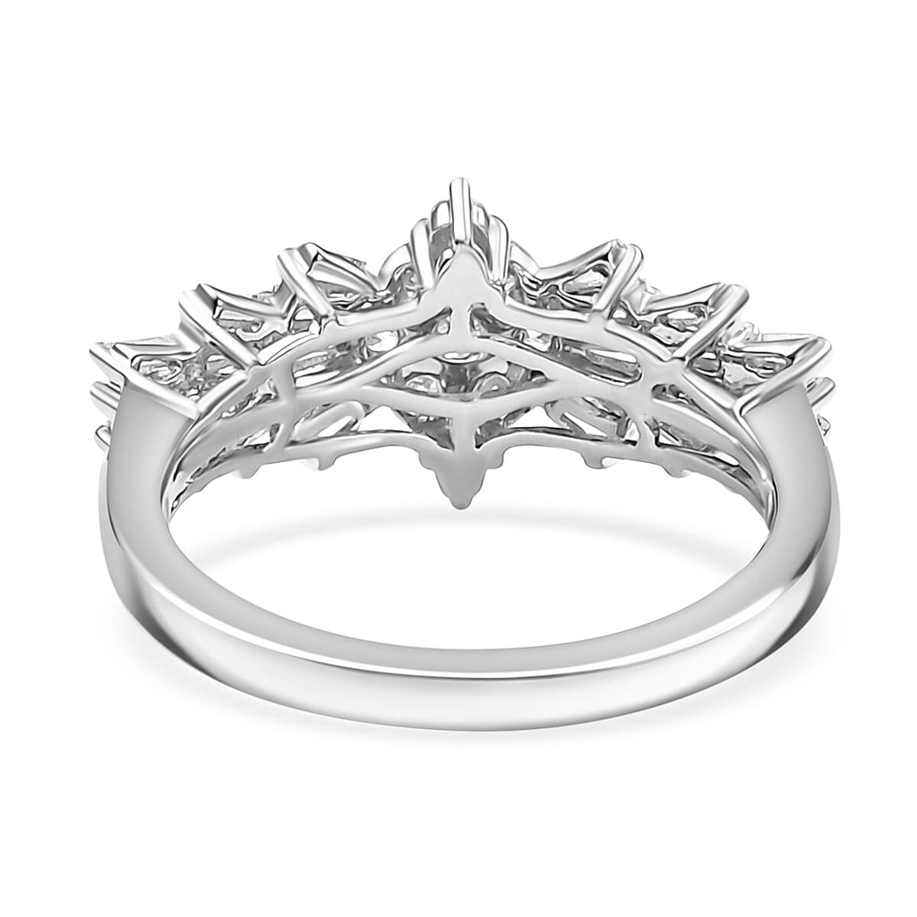 Luxuriant Diamond - 950 Platinum (VS-E-F) Lab Grown Diamond Ring 1.00 Ct, Platinum Wt. 5.76 Gms.