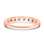 Luxuriant Diamond 9K Rose Gold Lab Grown Diamond Ring 0.50 Ct.