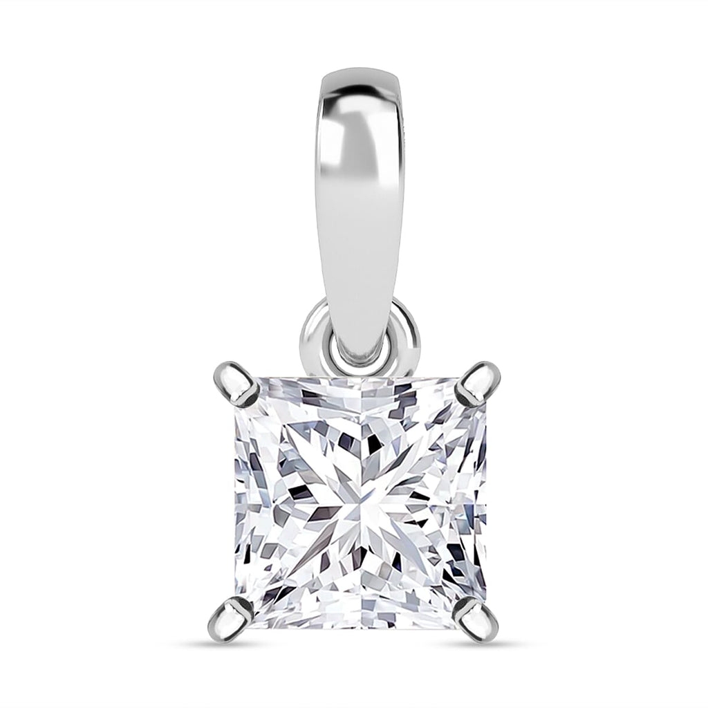 Luxuriant Diamond 9K White Gold IGI Certified Lab Grown Diamond Pendant 1.03 Ct.