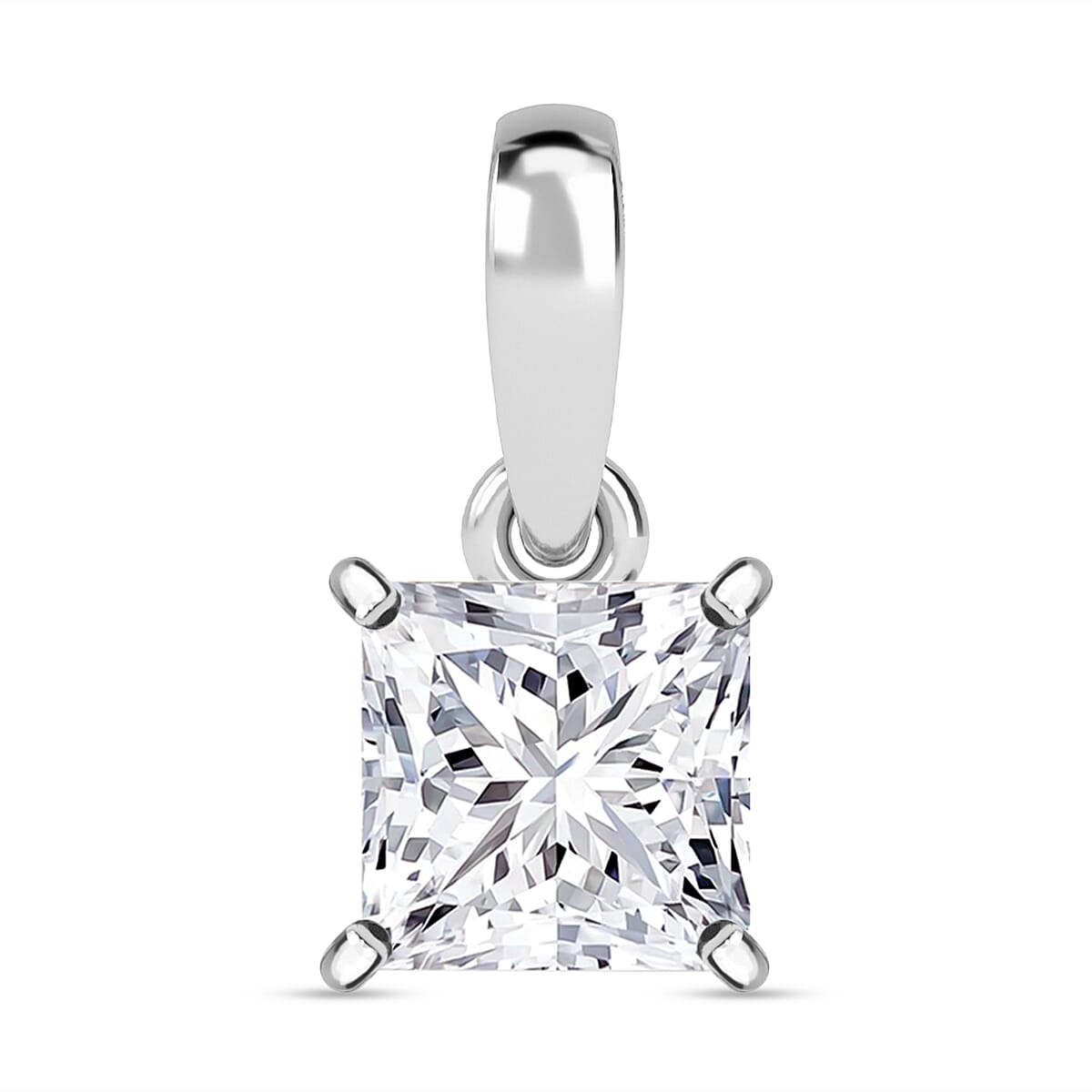 Luxuriant Diamond 9K White Gold IGI Certified Lab Grown Diamond Pendant 1.03 Ct. 8084004 0