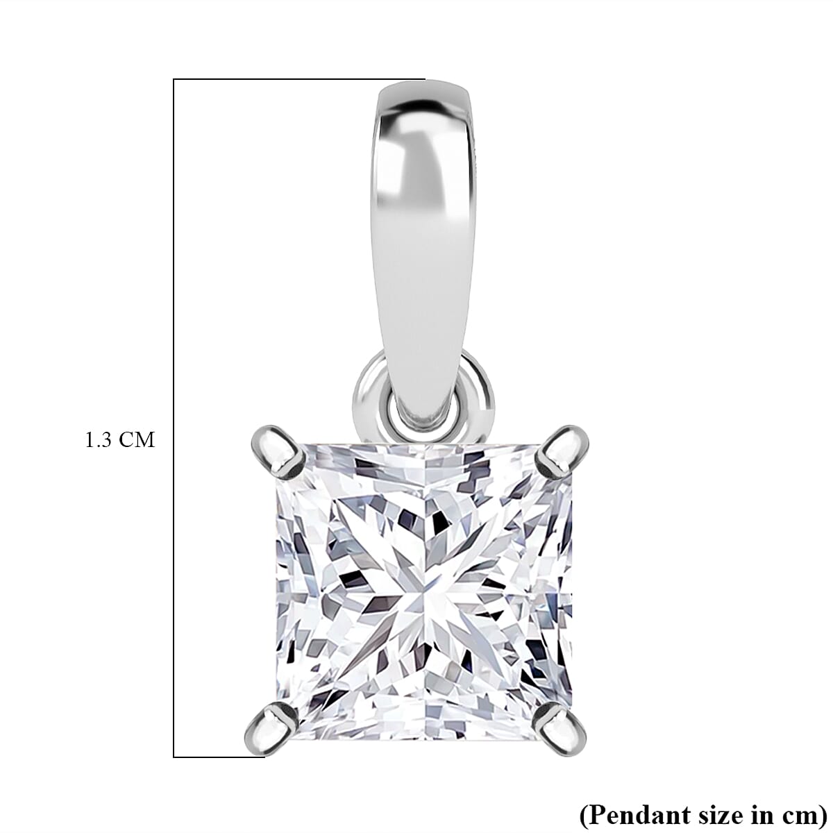 Luxuriant Diamond 9K White Gold IGI Certified Lab Grown Diamond Pendant 1.03 Ct. 8084004 4
