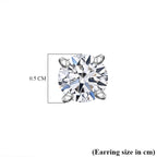 Luxuriant Diamond  9K White Gold Lab Grown Diamond  EF, VS Earring
