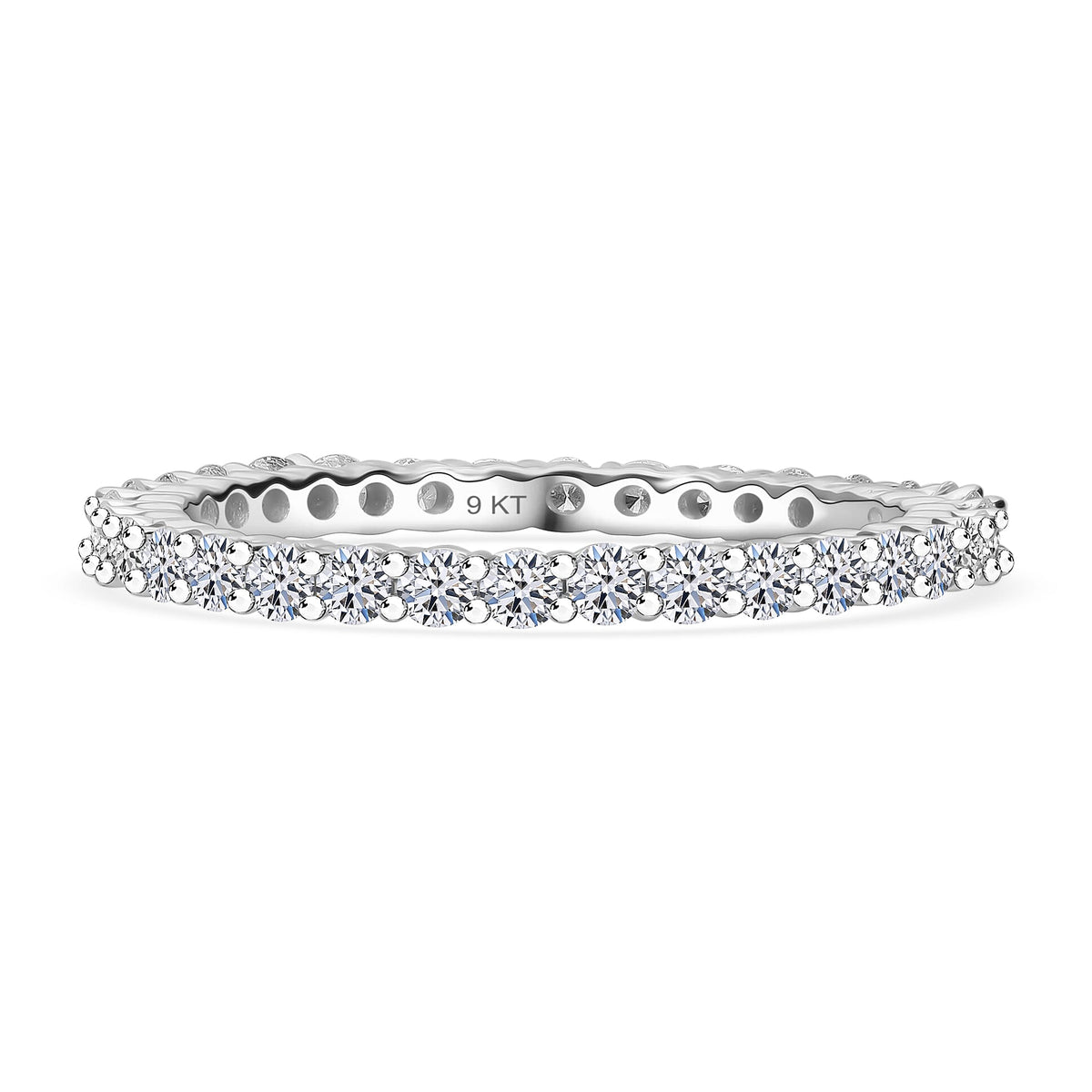 Luxuriant Diamond 9K White Gold SGL Certified Lab Grown Diamond (VS-G-H) Ring 0.99 Ct. 8050573 0