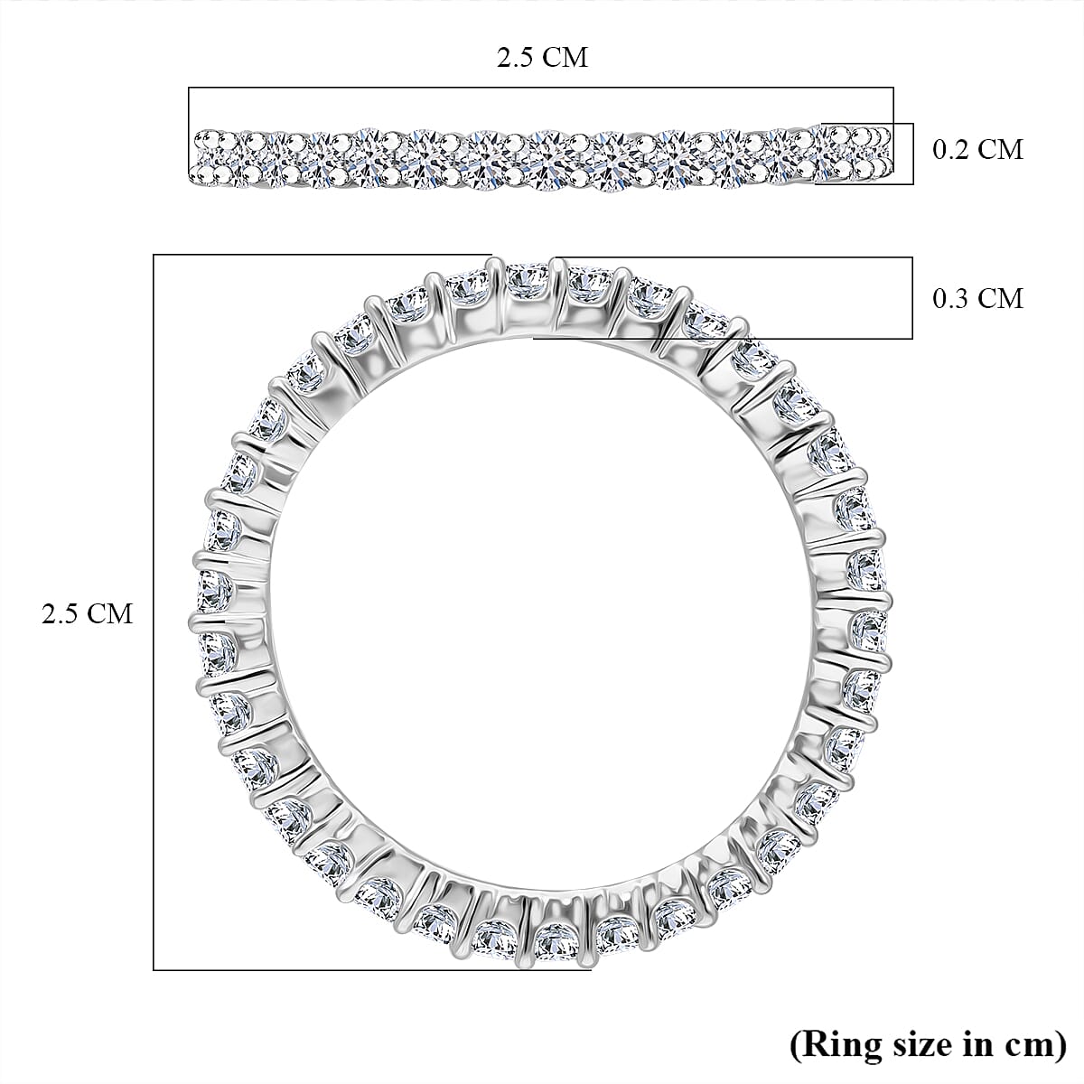 Luxuriant Diamond 9K White Gold SGL Certified Lab Grown Diamond (VS-G-H) Ring 0.99 Ct. 8050573 3