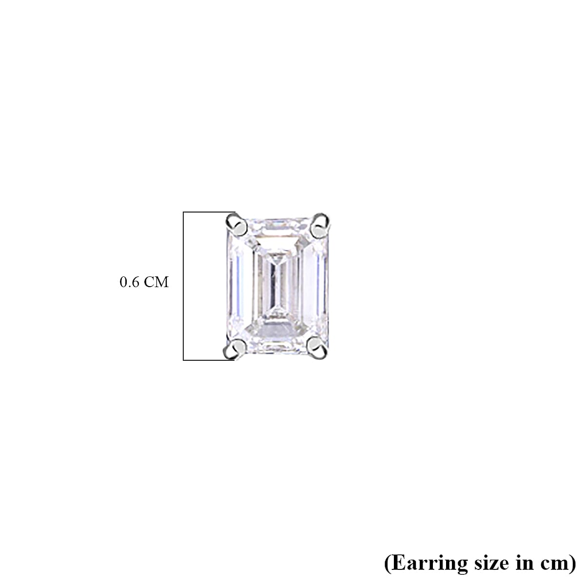 LUXURIANT 9K White Gold SGL Certified Lab Grown Diamond (VS-E-F) Stud Earrings 1 Ct 7730408 4