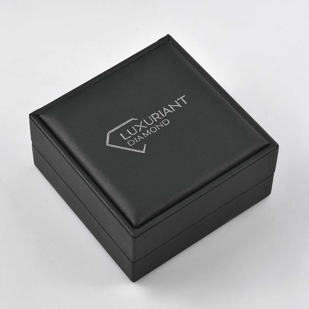Luxuriant Diamond - 9K White Gold SGL Certified Lab Grown Diamond (VS-EF) 3 Stone Ring 1.00 Ct.