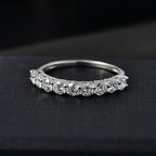 Luxuriant Diamond 9K White Gold SGL Certified Lab Grown Diamond (VS-E-F) Ring 0.99 Ct.